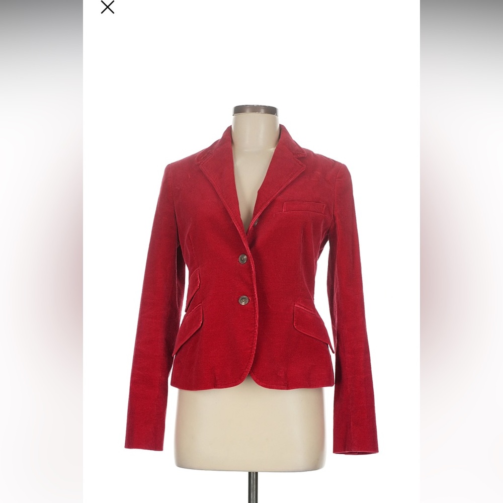 Ralph Lauren blue label Red Corduroy Blazer 6-8